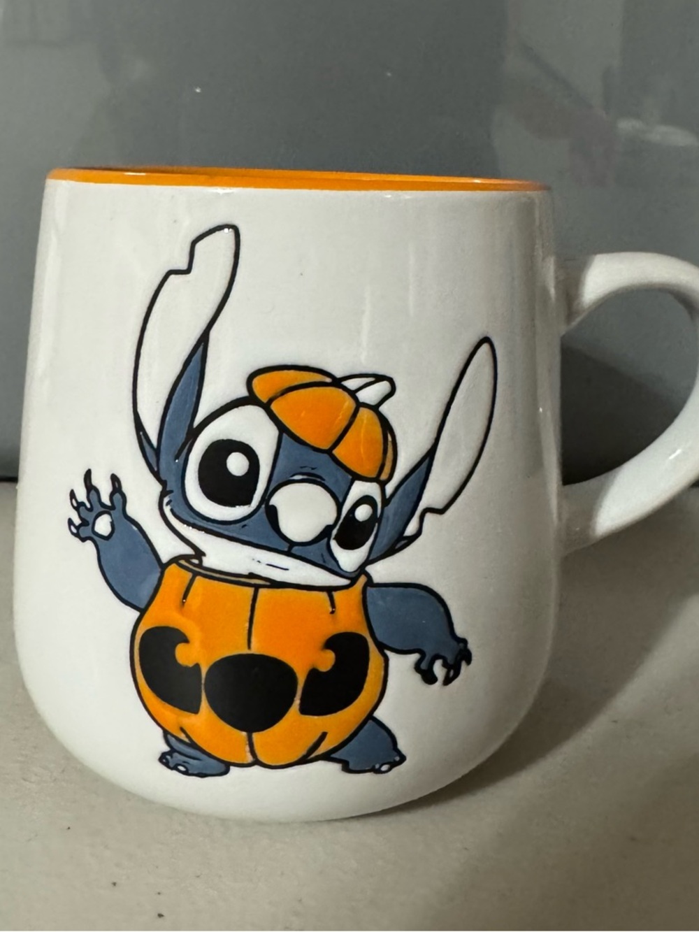 🏝️Disney Stitch Pumpkin Halloween Mug (double sided)